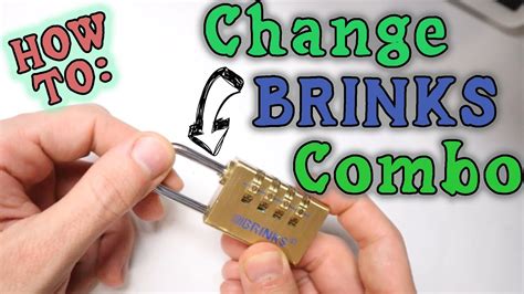 How to Change Pass Code Combo on Brinks Combination Lock.